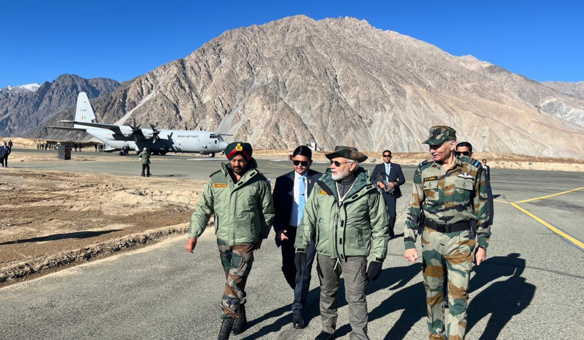 Narendra Modi in Kargil